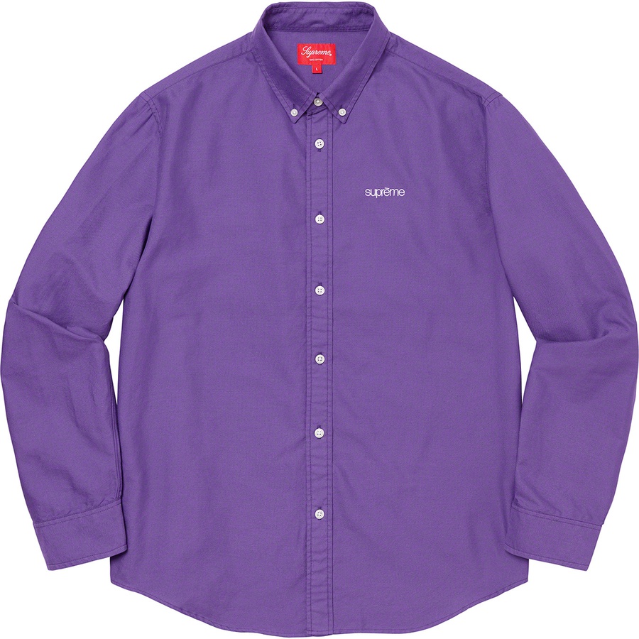 Details on Oxford Shirt Purple from spring summer 2020 (Price is $118)
