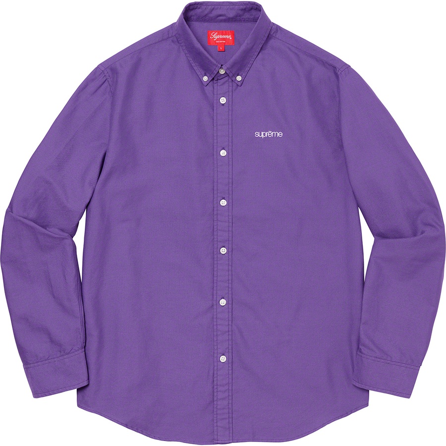 Details on Oxford Shirt Purple from spring summer
                                                    2020 (Price is $118)