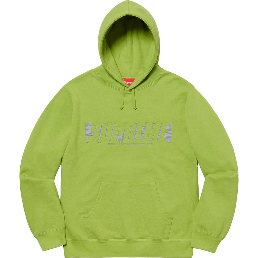 Details on Reflective Cutout Hooded Sweatshirt Lime from spring summer
                                                    2020 (Price is $158)