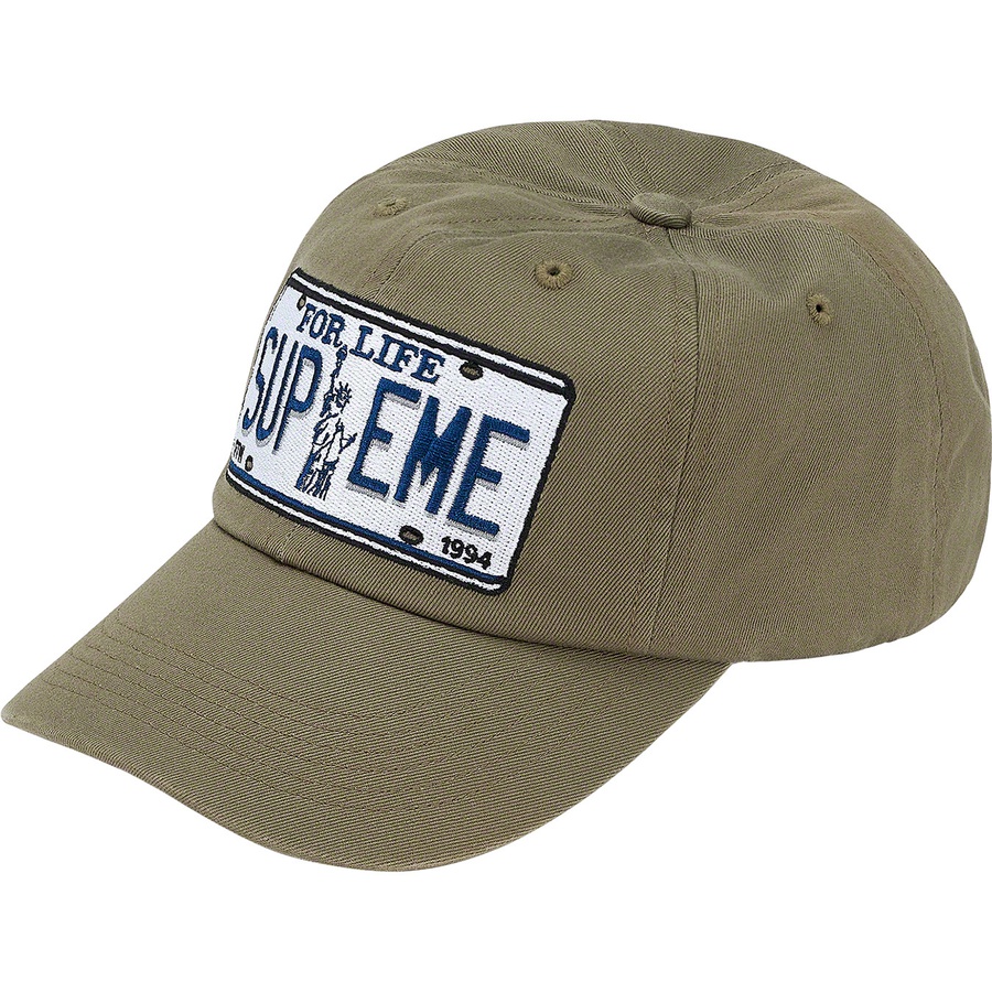 Details on License Plate 6-Panel Olive from spring summer 2020 (Price is $48)