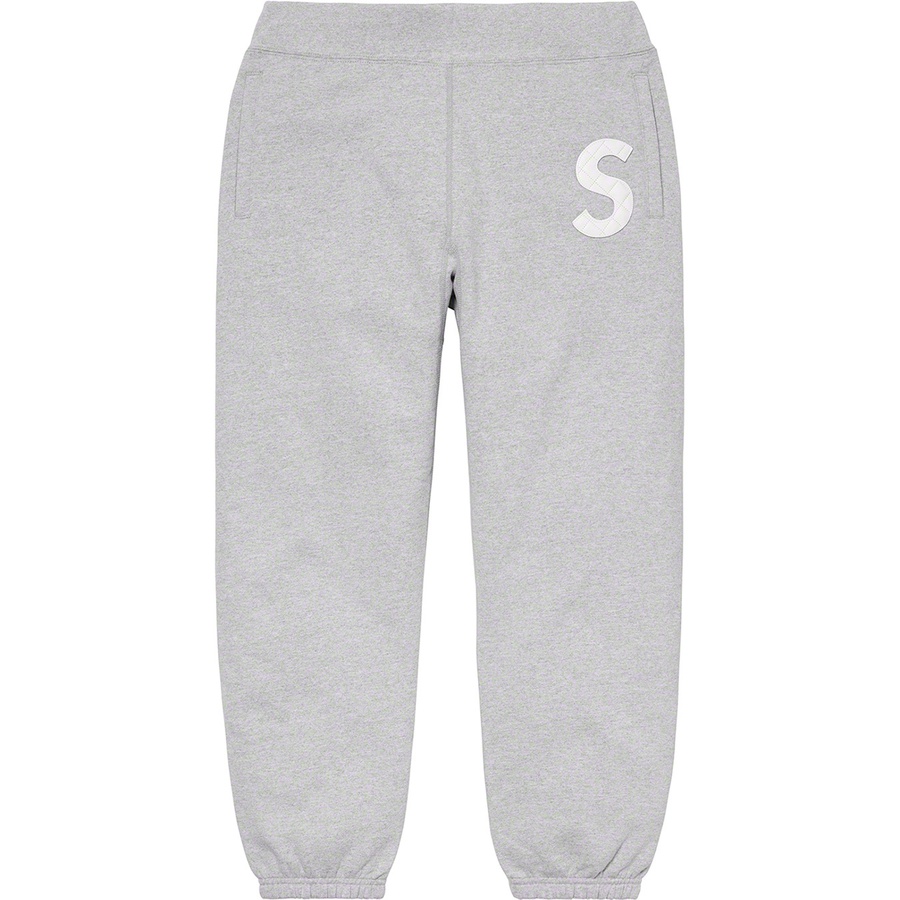 Details on S Logo Sweatpant Heather Grey from spring summer
                                                    2020 (Price is $158)