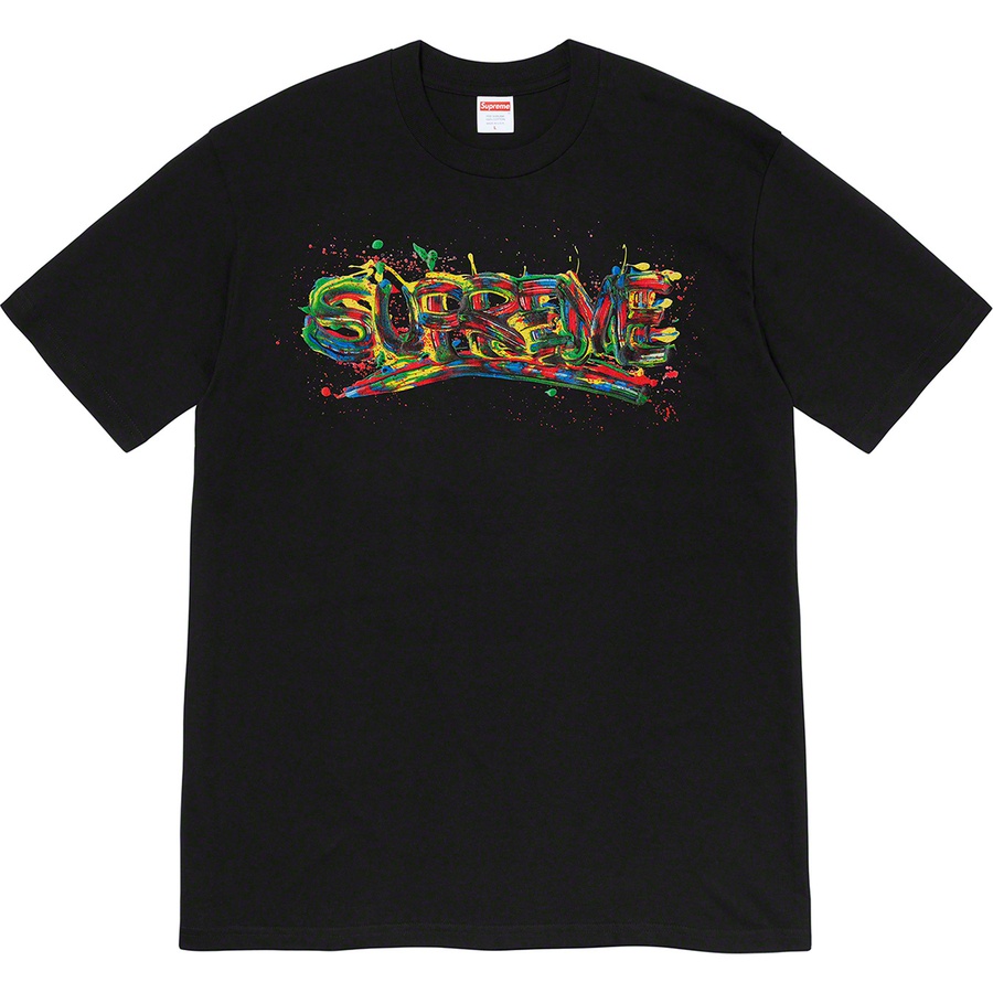 Details on Paint Logo Tee Black from spring summer
                                                    2020 (Price is $38)