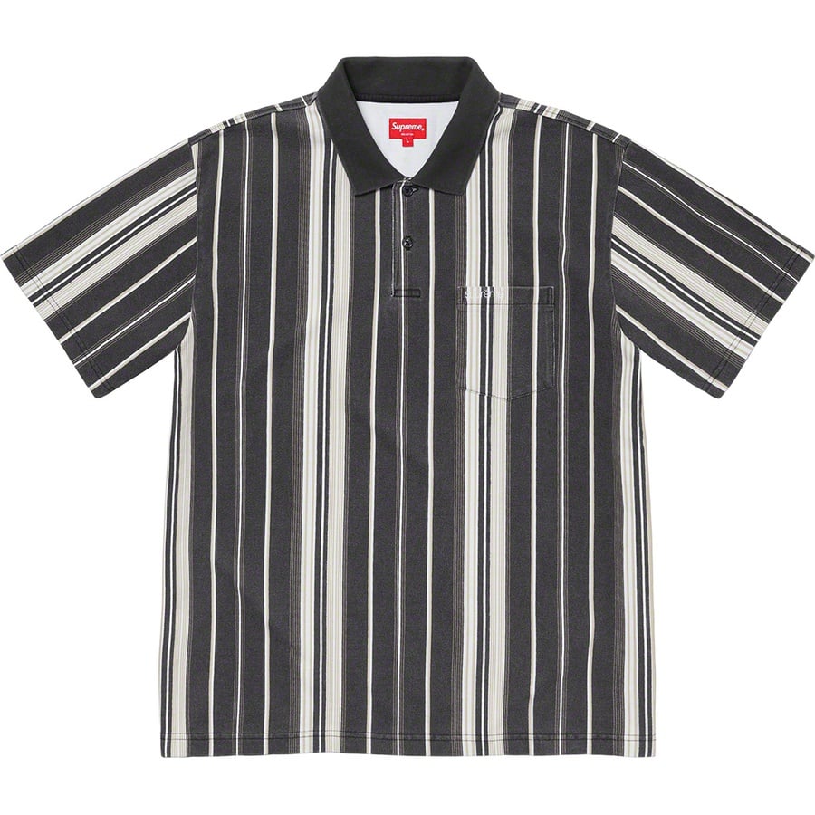 Details on Vertical Stripe Polo Black from spring summer
                                                    2020 (Price is $88)