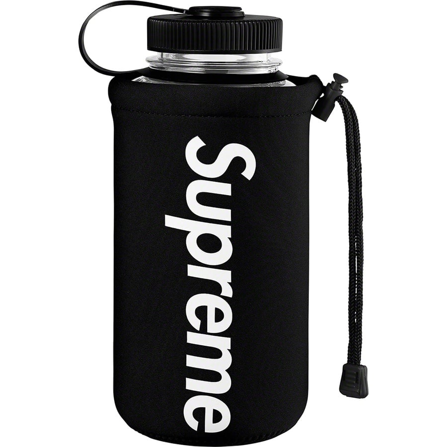 Details on Supreme Nalgene 32 oz. Bottle Black from spring summer
                                                    2020 (Price is $36)