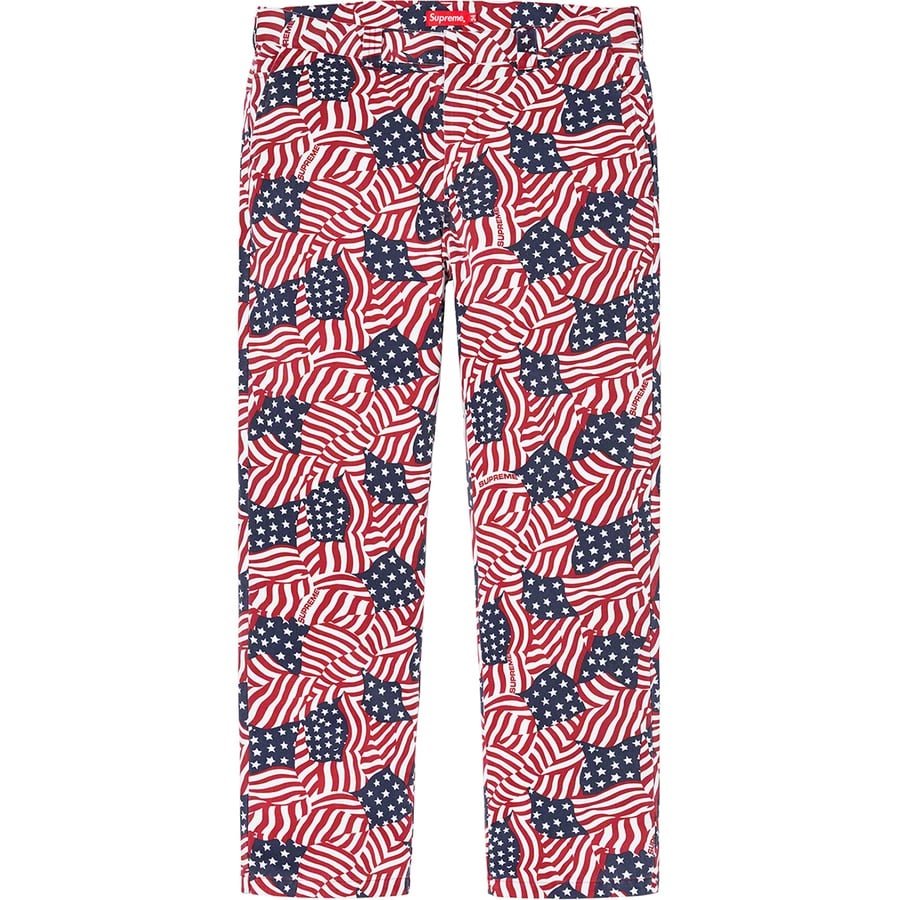 Details on Work Pant Flags from spring summer
                                                    2020 (Price is $118)