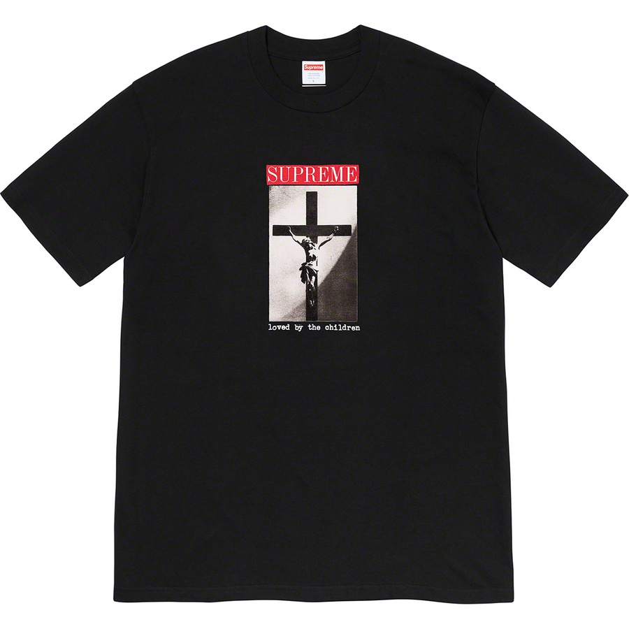 Details on Loved By The Children Tee Black from spring summer 2020 (Price is $38)