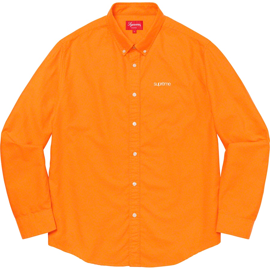 Details on Oxford Shirt Orange from spring summer 2020 (Price is $118)