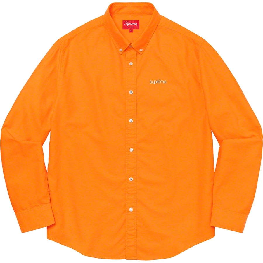 Details on Oxford Shirt Orange from spring summer
                                                    2020 (Price is $118)