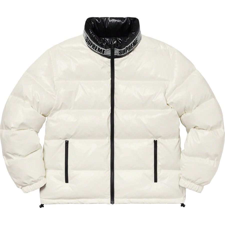 Details on Shiny Reversible Puffy Jacket White from spring summer
                                                    2020 (Price is $198)