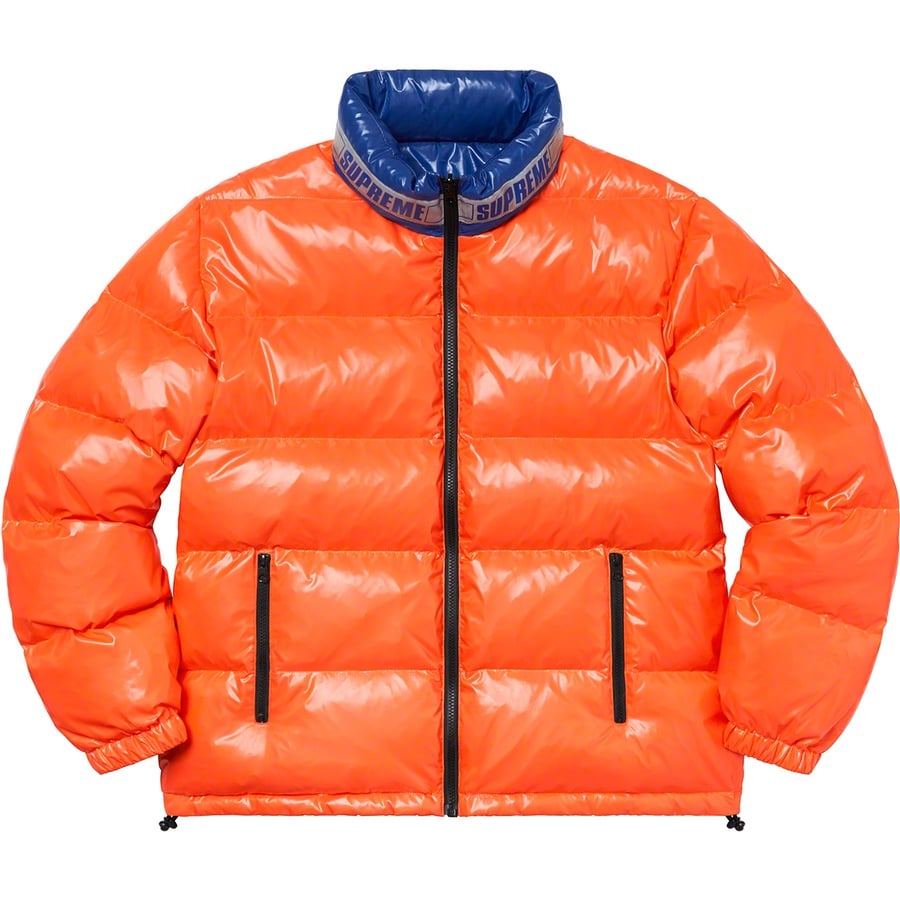 Details on Shiny Reversible Puffy Jacket Orange from spring summer
                                                    2020 (Price is $198)