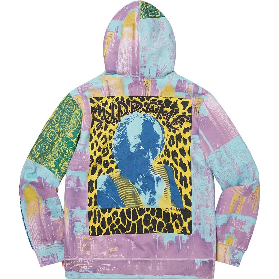 Details on Miles Davis Hooded Sweatshirt Blue from spring summer
                                                    2020 (Price is $198)