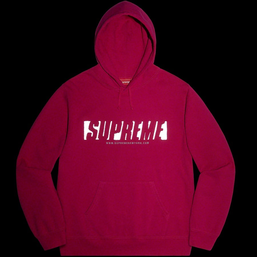 Details on Reflective Cutout Hooded Sweatshirt Fuchsia from spring summer
                                                    2020 (Price is $158)