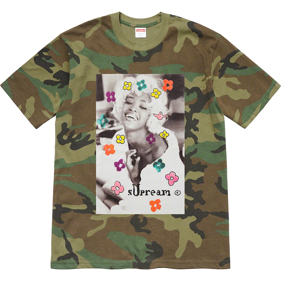 Details on Naomi Tee Woodland Camo from spring summer 2020 (Price is $48)