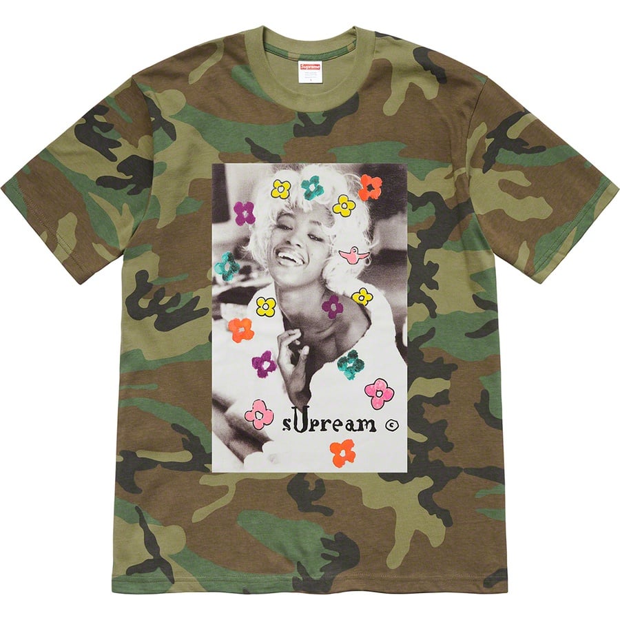 Details on Naomi Tee Woodland Camo from spring summer
                                                    2020 (Price is $48)