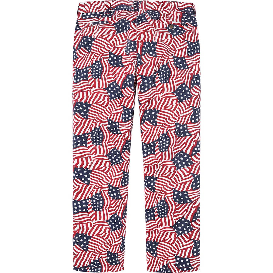 Details on Work Pant Flags from spring summer 2020 (Price is $118)