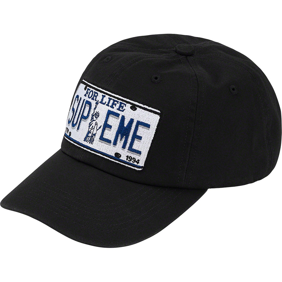 Details on License Plate 6-Panel Black from spring summer
                                                    2020 (Price is $48)