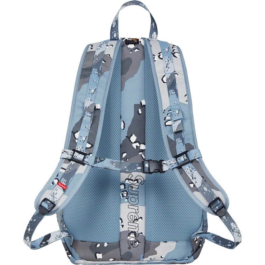 Details on Backpack Blue Chocolate Chip Camo from spring summer
                                                    2020 (Price is $148)