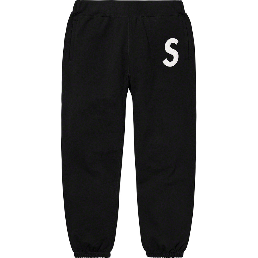 Details on S Logo Sweatpant Black from spring summer 2020 (Price is $158)