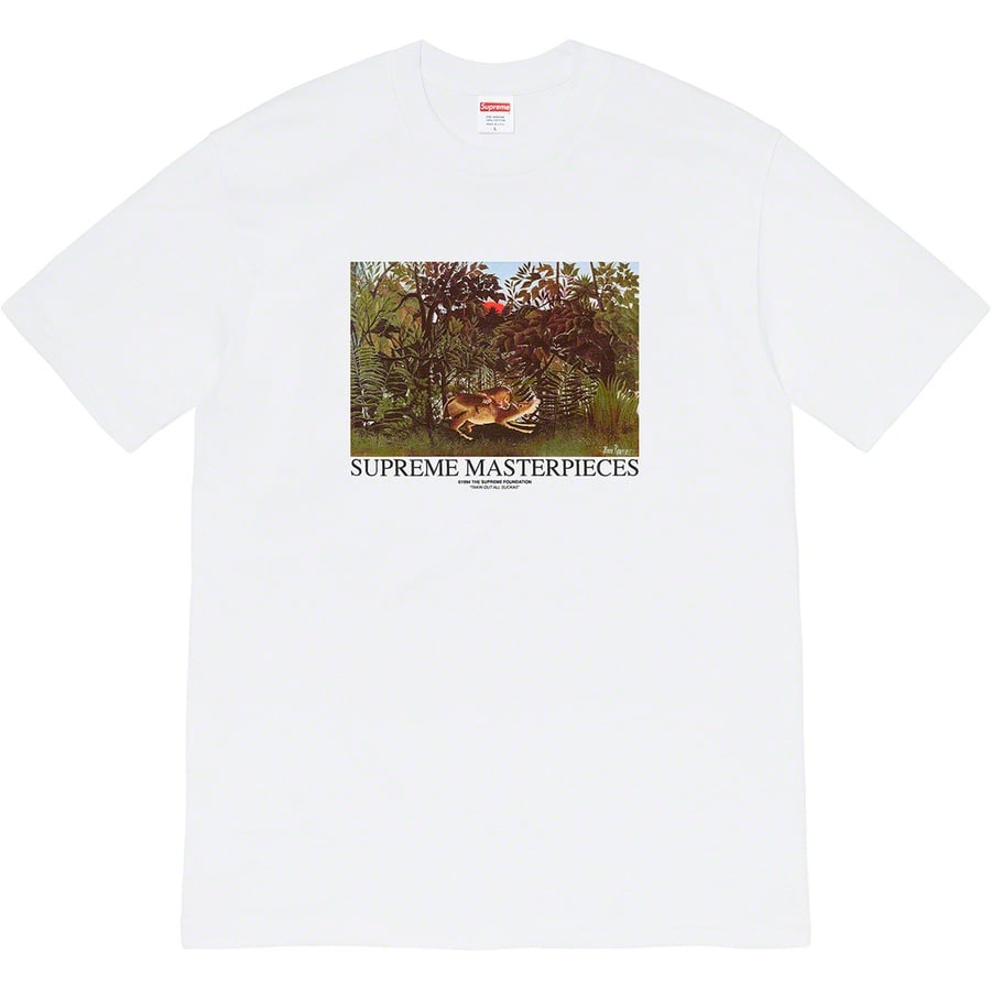 Details on Masterpieces Tee White from spring summer 2020 (Price is $38)