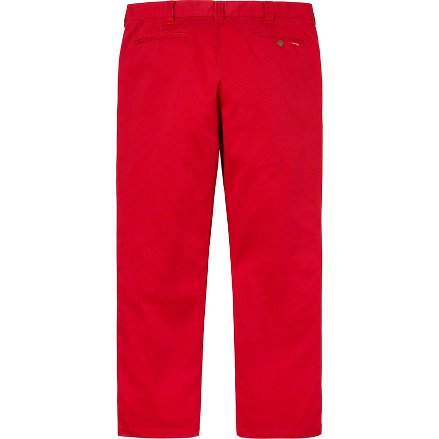 Details on Work Pant Red from spring summer 2020 (Price is $118)