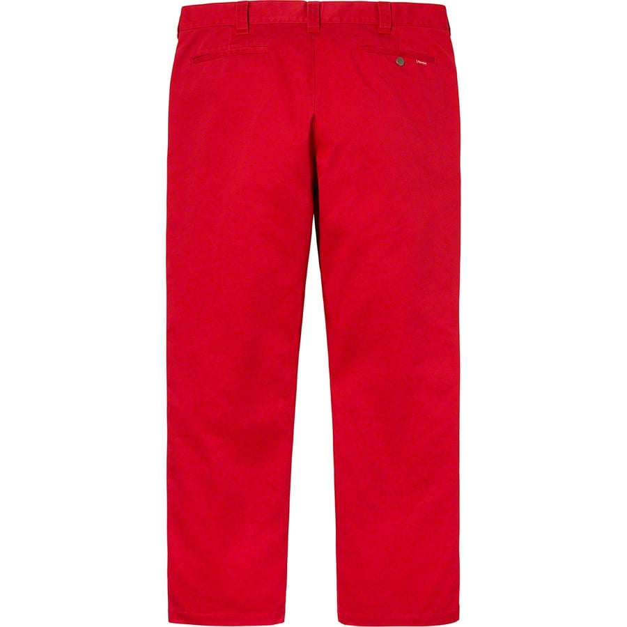 Details on Work Pant Red from spring summer
                                                    2020 (Price is $118)