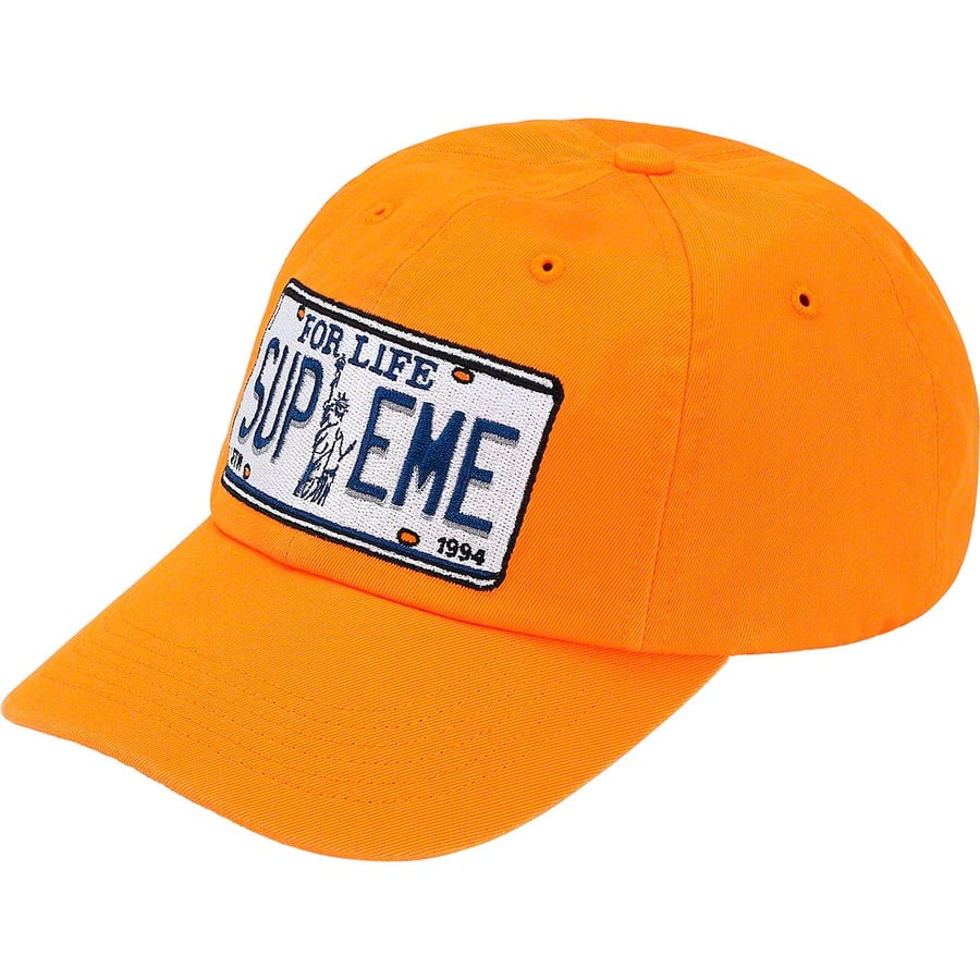 Details on License Plate 6-Panel Orange from spring summer
                                                    2020 (Price is $48)