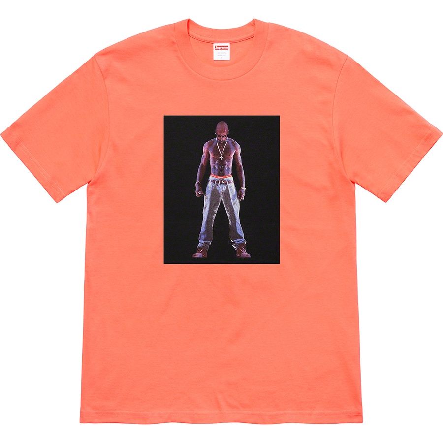 Details on Tupac Hologram Tee Neon Orange from spring summer 2020 (Price is $48)