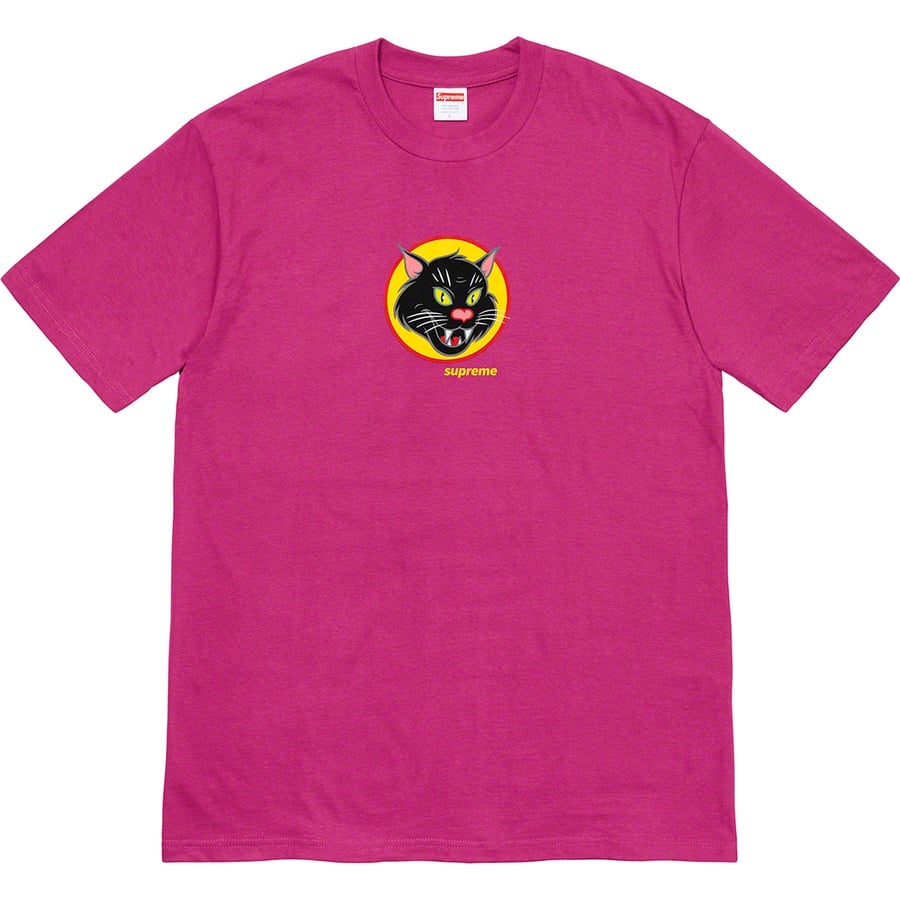 Details on Black Cat Tee Magenta from spring summer
                                                    2020 (Price is $38)