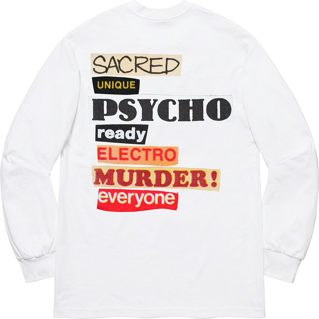 【格安人気SALE】 Supreme Sacred Unique L/S Tee Black White S 20ss 2020年 黒 白