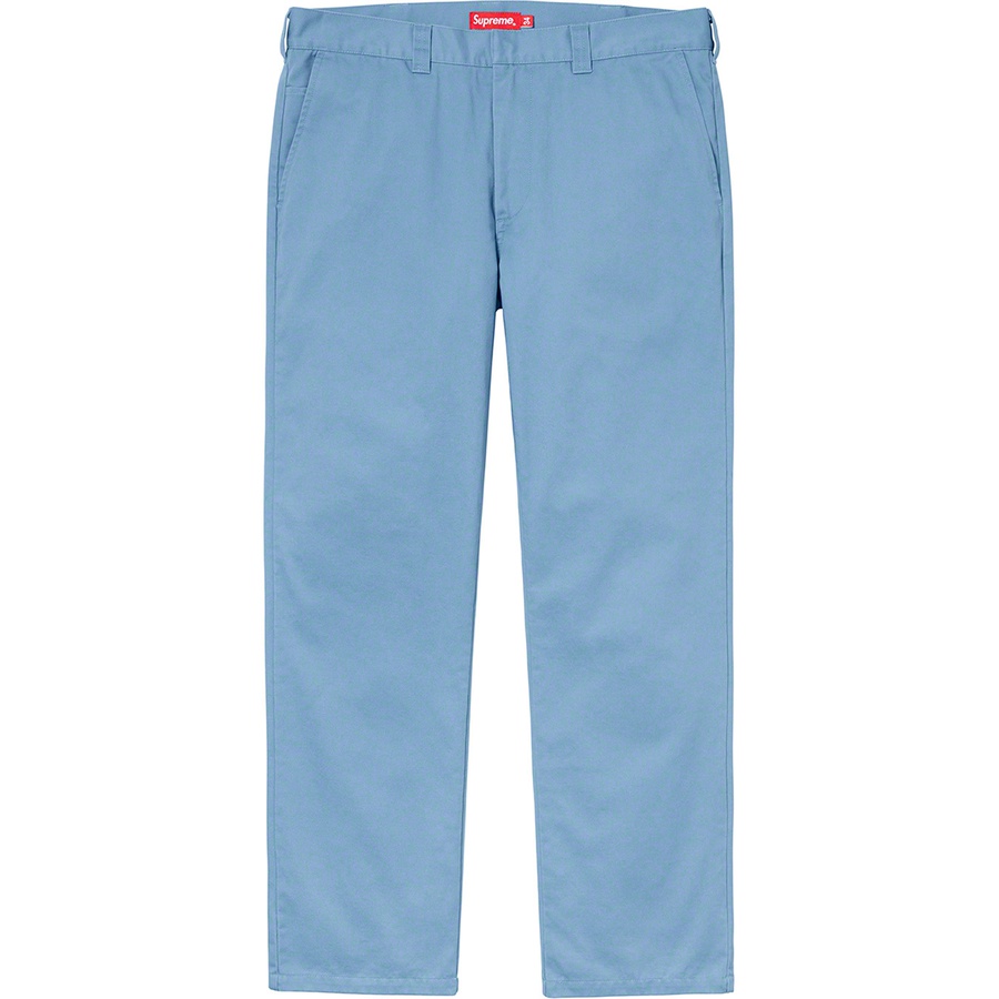 Details on Work Pant Dusty Blue from spring summer 2020 (Price is $118)