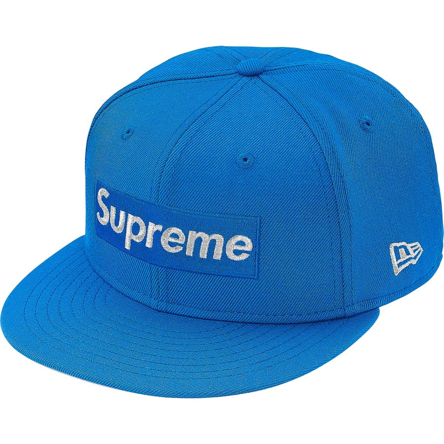 Details on $1M Metallic Box Logo New Era Light Blue from spring summer
                                                    2020 (Price is $48)