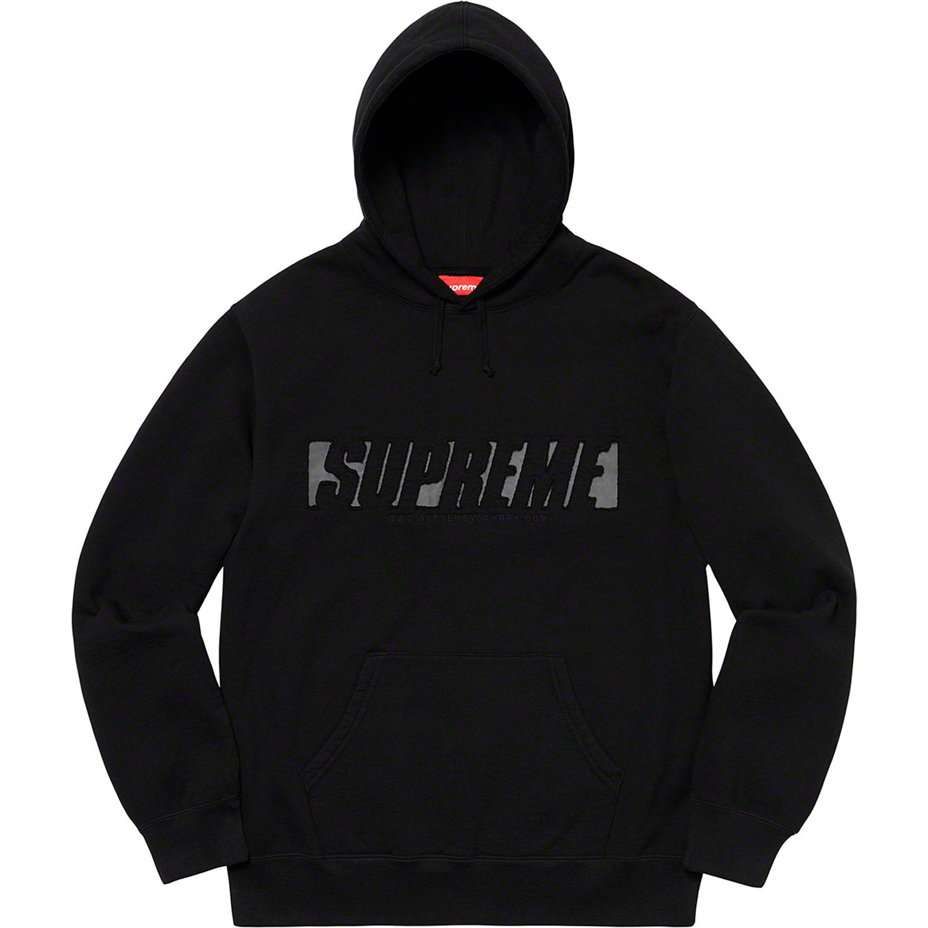 Reflective Cutout Hooded Sweatshirt - spring summer 2020 - Supreme