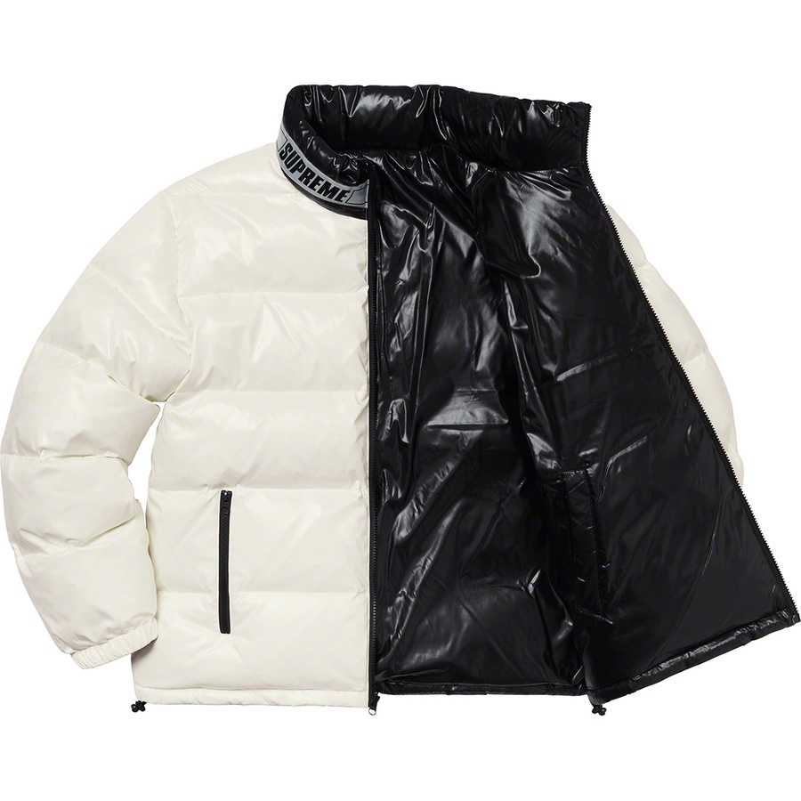 Details on Shiny Reversible Puffy Jacket White from spring summer 2020 (Price is $198)