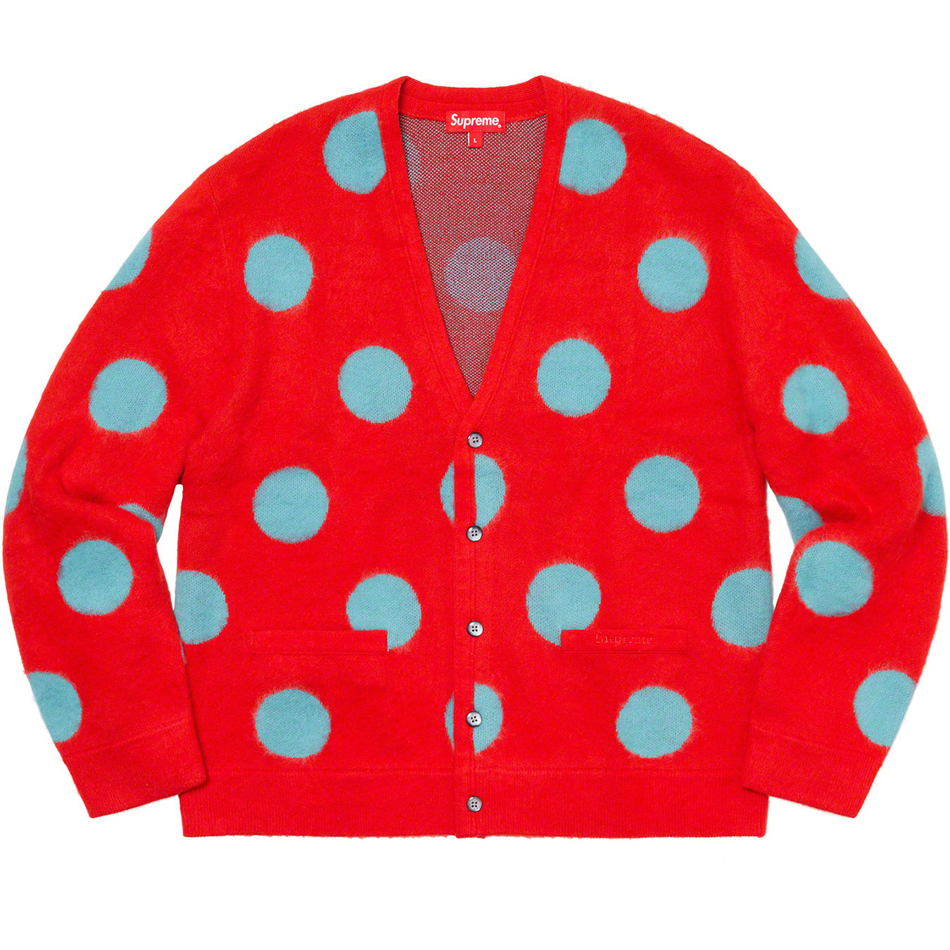 Brushed Polka Dot Cardigan - spring summer 2020 - Supreme