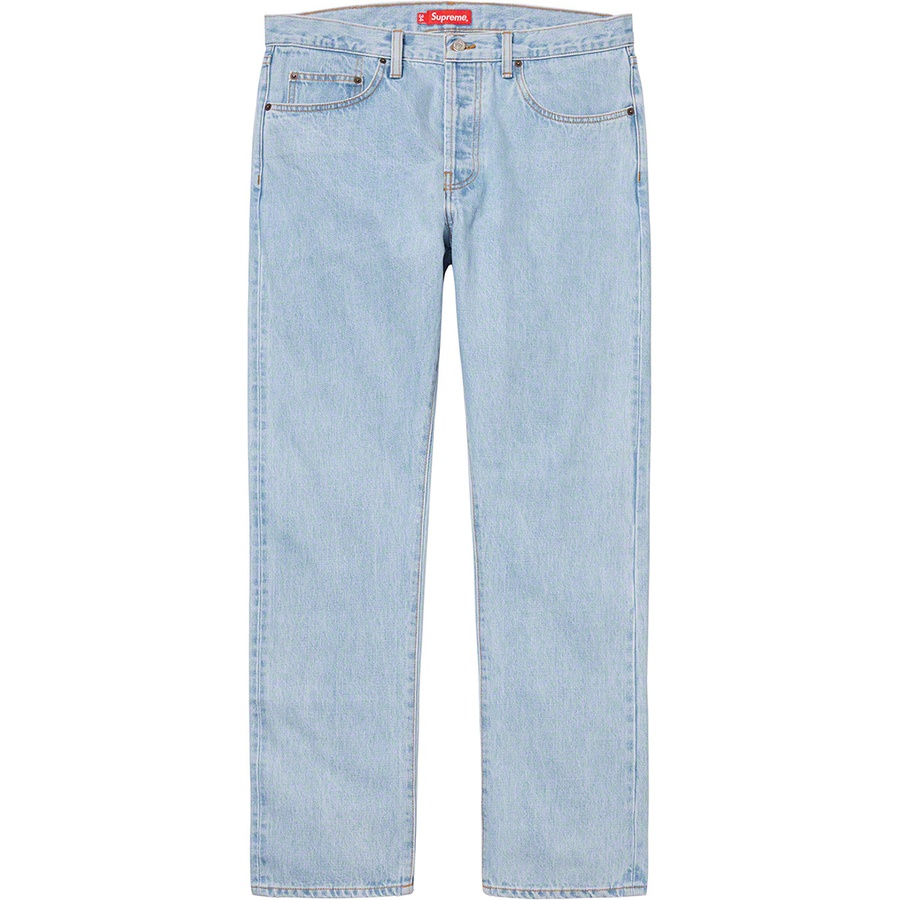 Details on Stone Washed Slim Jean Stone Washed Indigo from spring summer 2020 (Price is $168)