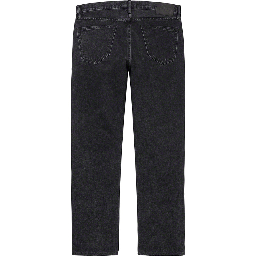 Details on Stone Washed Black Slim Jean Washed Black from spring summer 2020 (Price is $148)