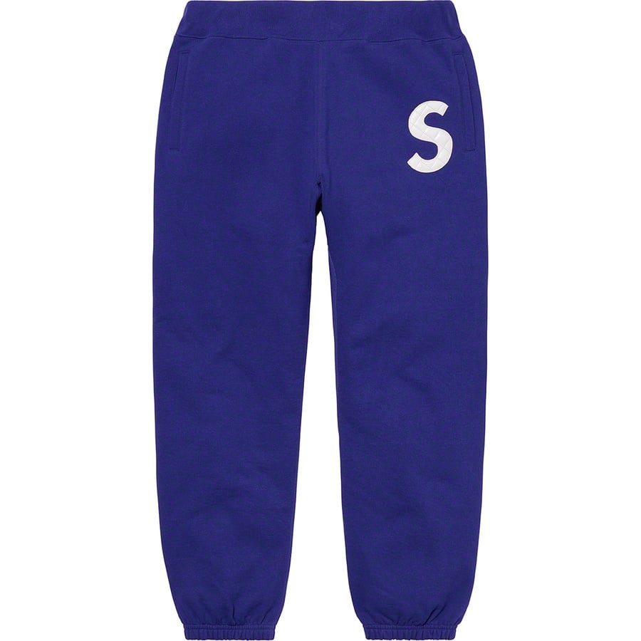 Details on S Logo Sweatpant Dark Royal from spring summer
                                                    2020 (Price is $158)