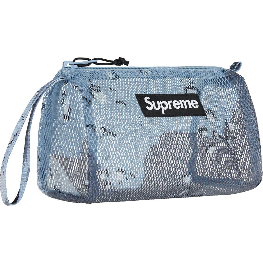 Details on Utility Pouch Blue Chocolate Chip Camo from spring summer
                                                    2020 (Price is $30)