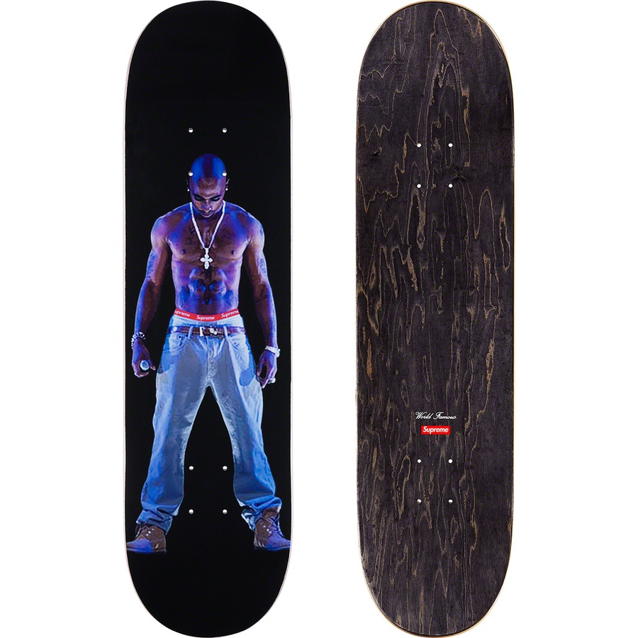 Details on Tupac Hologram Skateboard Black - 8.5" x 32.25"  from spring summer
                                                    2020 (Price is $54)