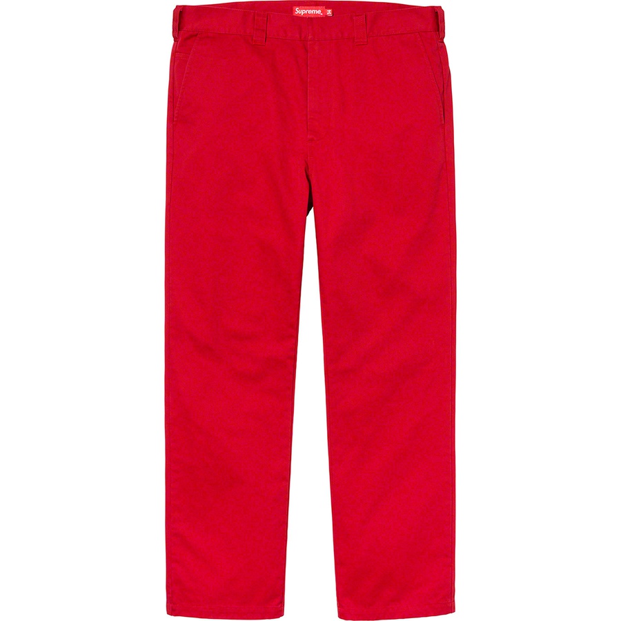 Details on Work Pant Red from spring summer 2020 (Price is $118)