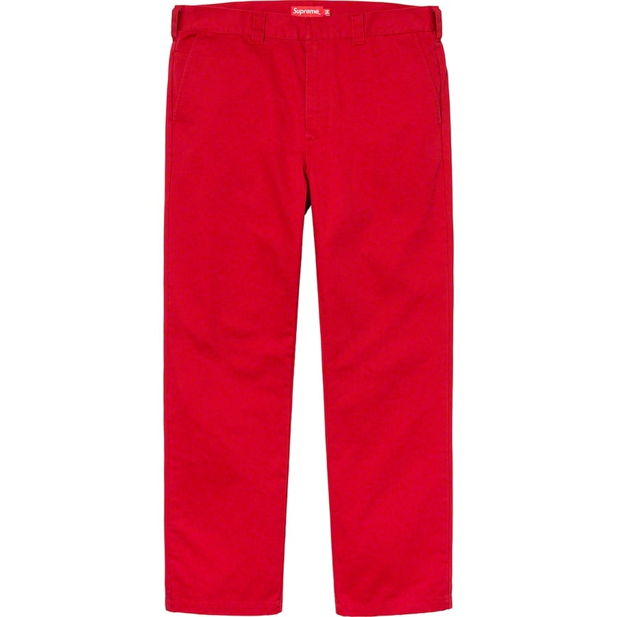 Details on Work Pant Red from spring summer
                                                    2020 (Price is $118)