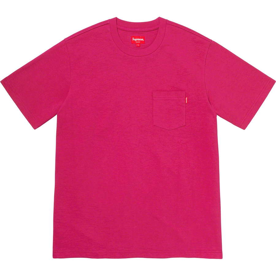Details on S S Pocket Tee Fuchsia from spring summer 2020 (Price is $60)