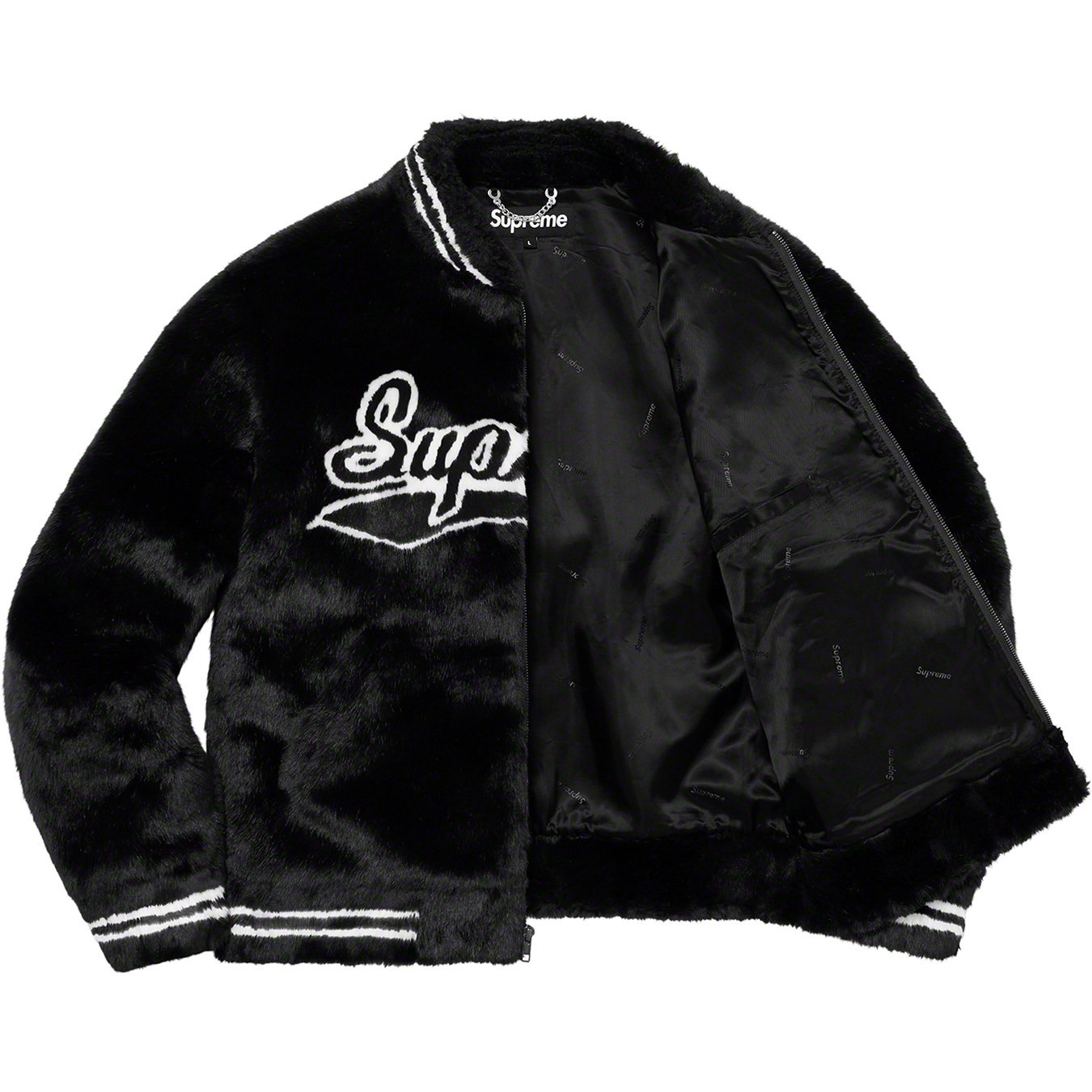 Faux Fur Varsity Jacket - spring summer 2020 - Supreme