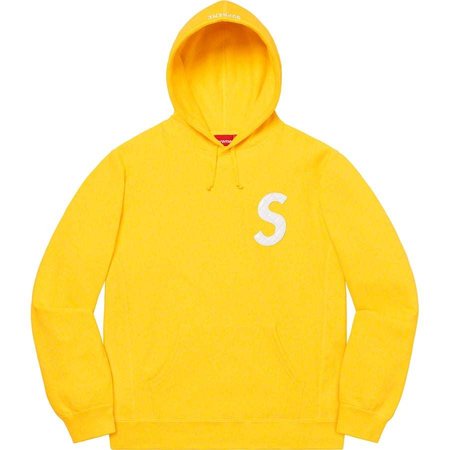 Details on S Logo Hooded Sweatshirt Yellow from spring summer 2020 (Price is $158)