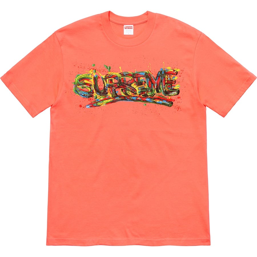 Details on Paint Logo Tee Neon Orange from spring summer
                                                    2020 (Price is $38)