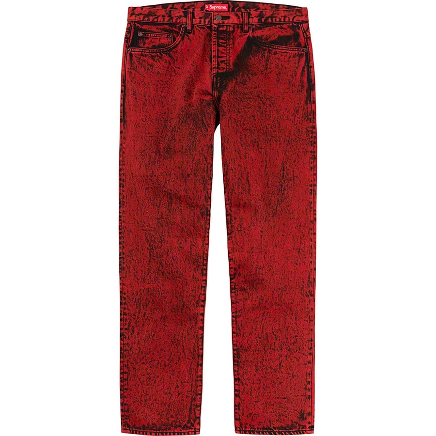 Details on Washed Regular Jean Red from spring summer
                                                    2020 (Price is $148)