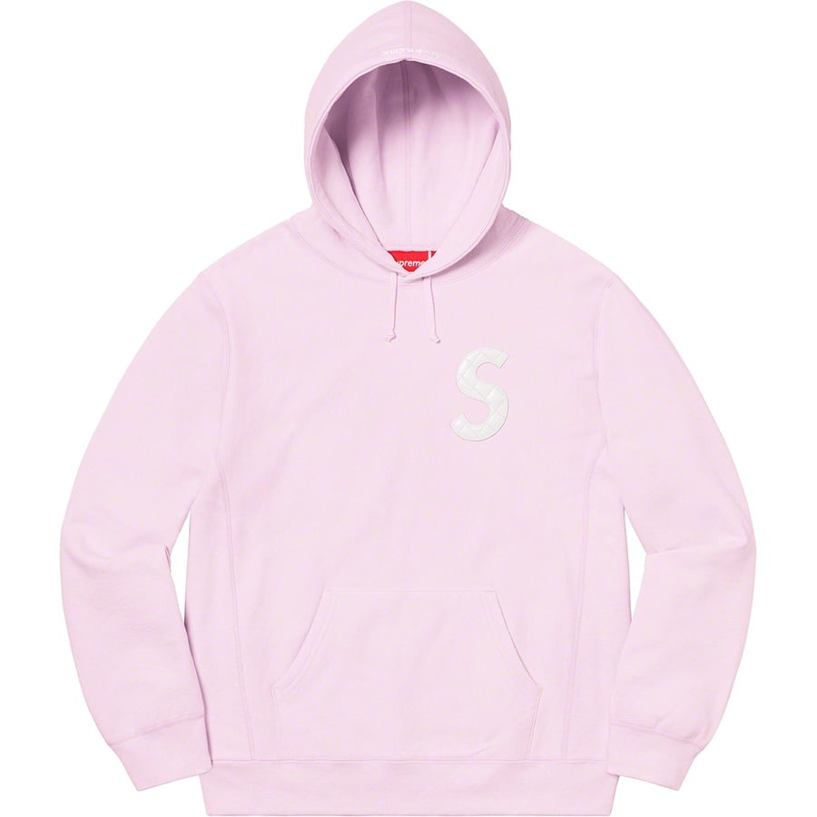 Details on S Logo Hooded Sweatshirt Light Purple from spring summer
                                                    2020 (Price is $158)