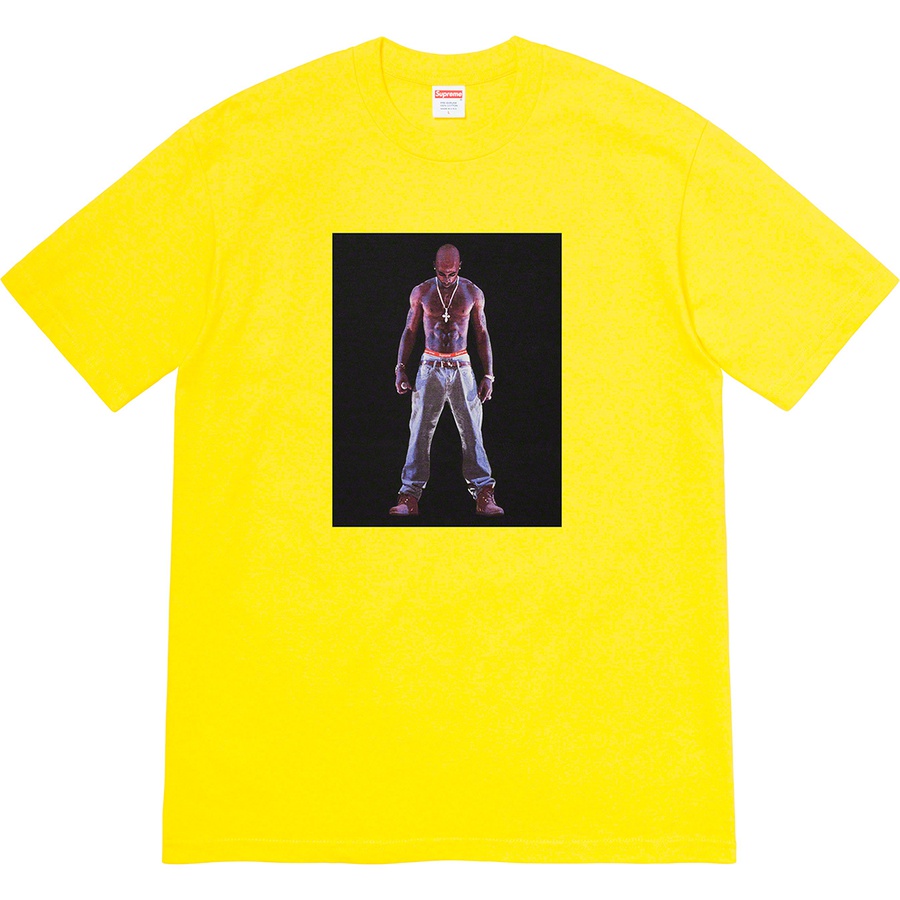 Details on Tupac Hologram Tee Yellow from spring summer 2020 (Price is $48)