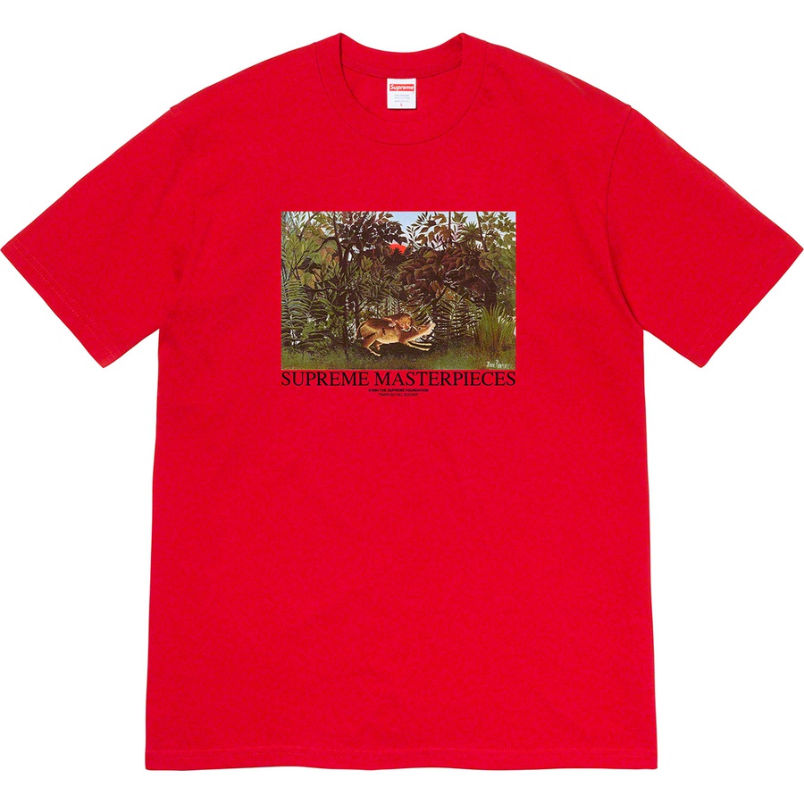 Details on Masterpieces Tee Red from spring summer 2020 (Price is $38)