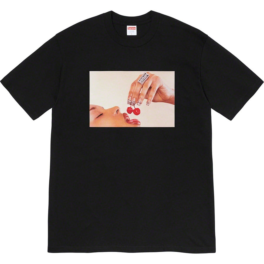 Details on Cherries Tee Black from spring summer
                                                    2020 (Price is $38)